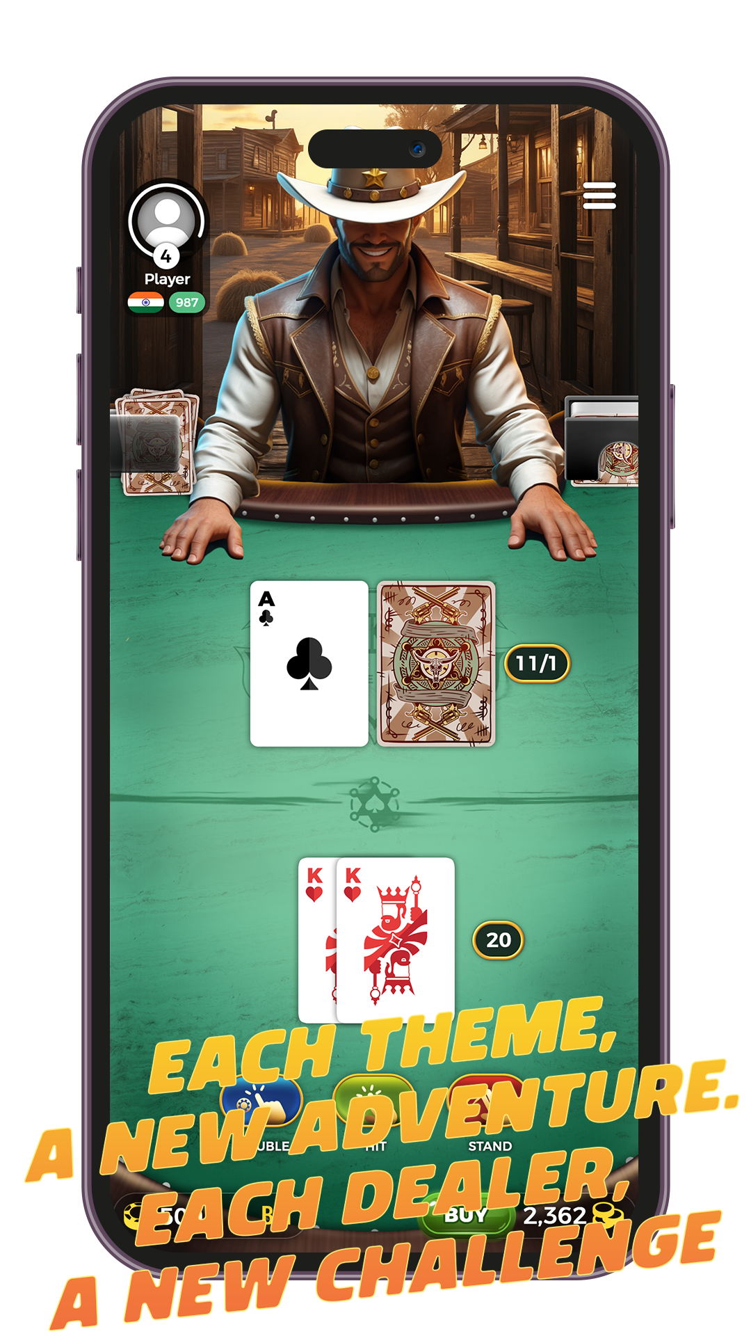 Blackjack Game Screenshot